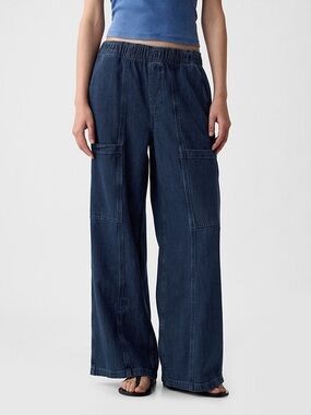 High Rise Utility Easy Jeans - The Gap
